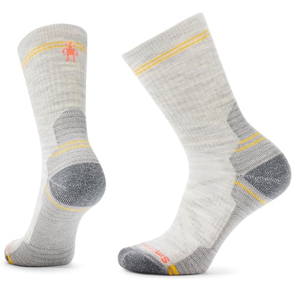 Chaussettes Randonnée Smartwool Femme - Mid Crew Gris - Coussin Léger - Taille L