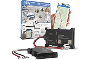 GSM-ONE Tracy-TL1 Sofortstart Paket GPS-Ortung inkl. SIM, EU-Flat, Portal, App, Selbsteinbau: Einfachste Installation direkt auf der Batterie. + Made in EU !