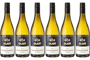 ‎WBK WEINBAU · WEINKONTOR GLATT GLATT Grauburgunder,S' 2019 trocken | Qualitätswein vom Kaiserstuhl/Baden, Deutschland | Fruchtig & Kräftig im Geschmack | Weißwein aus der Pinot Gris Traube (6x 0,75L)