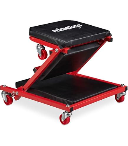Sgabello Lavoro Sgabello Da Garage VEVOR Pieghevole - Creeper 36 Pollici, 136kg Portata, 6 Ruote, Imbottito VEVOR Sgabello Pieghevole - Foto 7