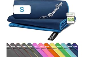 NirvanaShape Mikrofaser Handtuch, Microfaser Handtücher leicht, kompakt als Badetuch, Reisehandtuch, Strandtuch, Sporthandtuch für Fitness, Strand, S 60 x 40 cm