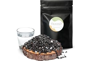 KARELIAN HERITAGE Elite Shungite Stones for Water Purification & Filtering 0.1 lb | 0.03-0.1 oz per Stone | Authentic Shungite Rocks from Karelia | Jewelry Making Noble Shungite | Alkaline Drinking Mineral REB5