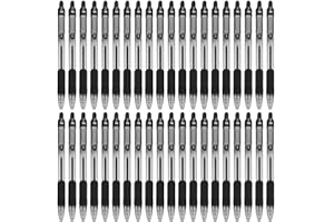ZEBRA PEN Zebra Z-Grip Retractable Ballpoint Pen - Economy Pack of 40 - Black