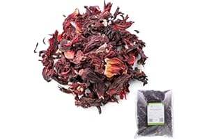 Mimea Hibiscus Flowers Whole Dried | 1kg | Quality Ingredients | Hibiscus Tea Infusion | Brewing & Distilling