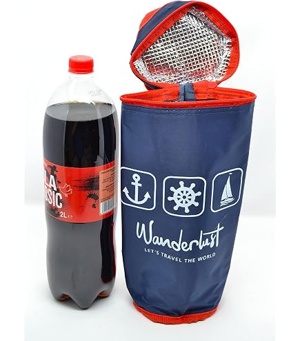 Nevara Con Refrigeratore Di Vino Congelatore Blu 4L Totale Idalgo 2LTR Bottiglie Da 2 Litri. XXL Refrigeratore Flessibile Portatile Per Spiaggia Campeggio Borsa Termica Campeggio Refrigeratore