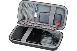 ‎CO2CREA Hard Travel Case for WD My Passport 1TB 2TB 3TB 4TB USB 3.0 Portable External Hard Drive by co2CREA (black-large)