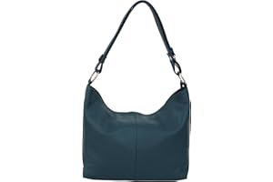 AMBRA Moda Women's Leather Handbag/Shoulder Bag/Cross-Body Hobo Bag, GL005