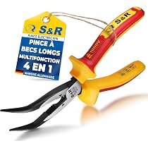 Pince d'Electricien coupante 160 mm, acier chrome-vanadium, série VDE