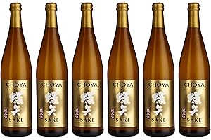 Choya Sake japanischer Reiswein (Alkoholhaltiges Getränk, Junmai Sake, aromatisch, 14,5% vol.) 6er Pack (6 x 0,75l)
