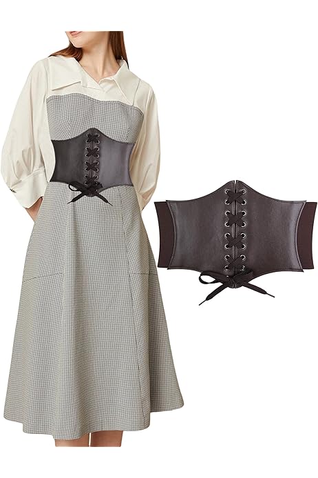 Ceinture Corset - Ceinture Femme - Ceinture Corset Large - Ceinture Élastique - 1 Pièce - S - Noir - 73 Cm à Prix