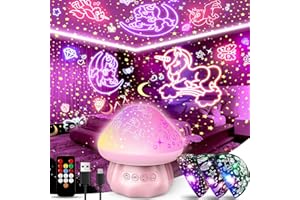 Hapikids Unicorn Gifts for Girls Night Light Kids Toys for 2 3 4 5 6 Year Olds Girls Gifts, Baby Night Ligh Newborn Toy Sensory Toys for Babies Sensory Lights Night Light Projector for Kids Christmas