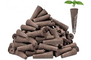 MEISO 50 Pezzi Spugne per la Crescita, Spugne di Ricambio per Coltivazione, Idroponica Spugne di Crescita Baccelli, Spugne per Coltivazione per Sistema di Coltivazione Idroponico Indoor Giardino