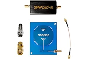 Nooelec Aktywny pakiet odbiorczy Inmarsat – zawiera moduł LNA i filtra, antenę krosową o wysokim wzmocnieniu (3,5 dBi) 1550 MHz, blok prądu stałego SMA, kable i adaptery. Kompatybilny z większością