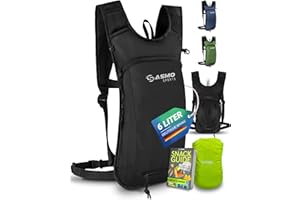 ‎SASMO SPORTS SASMO® Fahrradrucksack 6L / 8L / 10+3L / 14+3L / 20L mit Thermofach & Helmnetz | Ultraleicht - MTB Rucksack Herren & Damen | Kleiner Fahrradrucksack Herren & Damen |