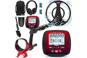 KAIWEETS Metal Detector Professionale, 2025 Nuovo Modello Pieghevole, 5 Modalità ad Alta Precisione, Bobina Impermeabile IP68, Display a Colori, Sensibilità Regolabile, Chip DSP Avanzato