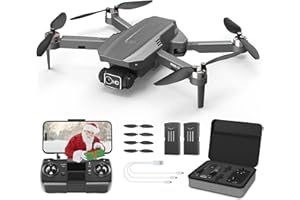 Wipkviey Drone with Camera 4K Professional for Adults, Foldable RC Quadcopter for Beginners, GPS Drones with Brushless Motor, 5G WiFi Transmission,Follow Me, Toys Birthday Present