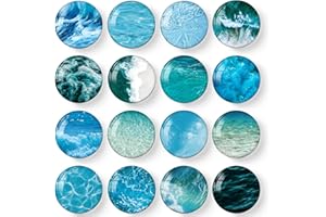 ‎MORCART MORCART 16 Stück Kühlschrankmagnete, Ozean Magnete für Magnettafel, Dekorative Kühlschrank, Whiteboard, Küche, Tafeln, Pinnwand Büro Kinder und Erwachsene Geschenk