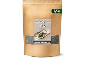‎BIOJOY Biojoy BIO-Linsen Beluga (2,5 kg), getrocknet und ganz, Linsen schwarz, ohne Zusätze