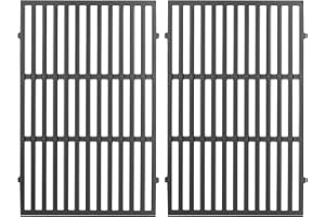 GIRXZYBX 7638 7639 7525 7527 44,5 cm Grillroste für Weber Spirit 300-Serie 310 E310 320 S310 S320 (Bedienknöpfe vorne) gekauft, Gusseisen Rost ersatzteile für Weber Spirit 300 and Spirit II 300