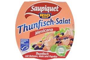 Saupiquet Thunfisch Salat, Mexican, 9er Pack (9 x 160 g)