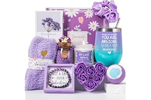 BEYOTINY Birthday Pamper Gifts for Women,Get Well Soon Gifts Basket for Her,Unique Self Care Package Relaxation Spa Bath Set for Girls, Valentine's Day Gift Box Presents for female Friends, Mum, Wife, Sister