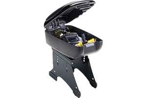 Bottari 16115 Accoudoir Central Universel Multifonction avec Support, Noir