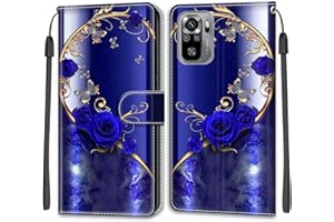 BETUNISTOY Funda para Xiaomi Redmi Note 10 4G / Note 10S, Funda Piel con Tapa Suave TPU y Cuero de PU Tipo Libro Billetera Resistente a los Golpes Carcasa para Redmi Note 10S