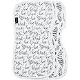 BEBE AU LAIT Classic Muslin Baby Burp Cloth Set Just Be And Leaves