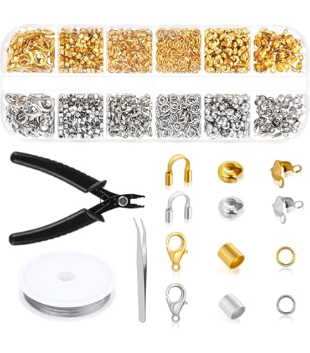 Fermagli A Vite Per Gioielli PandaHall - 120 Pezzi In Ottone, 3 Stili, Per Collane E Braccialetti - Foto 13