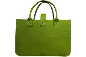 ZLKRHAK Henkeltaschen Tote Bag Filztasche Einkaufskorb Faltbar Tragetasche Groß Filztaschen Shopper Einkaufsbeutel Filztaschen Einkaufskorb Einkaufstasche