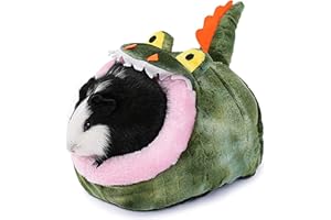 JanYoo Kleintierhöhle für Chinchilla, Igel, Meerschweinchen, Käfigzubehör, Spielzeug, für Bartagame, Hamster, Frettchen, Ratte