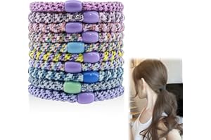 YERIA 10 unids elástico para cabello, coleche,elástico trenzado multicolor, bandas de pelo a la moda para niñas, mujeres y niños