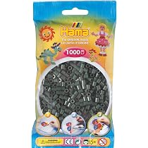 Hama - 207-11 - Loisirs Créatifs - Perles et Bijoux - Sachet 1000 Perles Vert Clair Hama - 207-11 - Loisirs Créatifs - Perles et Bijoux - Sachet 1000 Perles Vert Clair