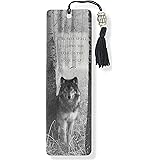 Wolf Beaded Bookmark