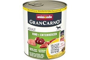 Animonda GranCarno Adult Rind & Entenherzen 6 x 800g