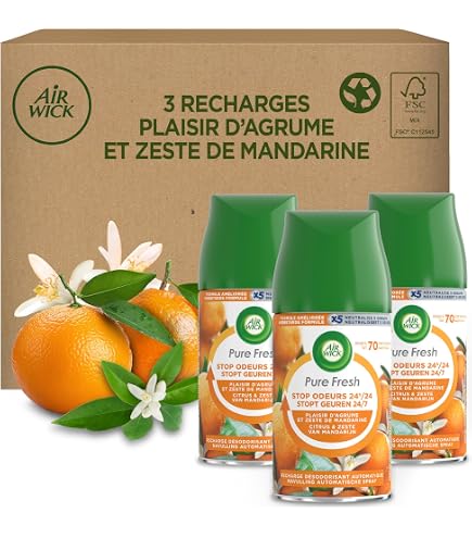 Lot De 12 Recharges Air Wick Freshmatic Pure - Désodorisant Pour Diffuseur - NEUF