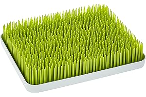 TOMY BOON - Grand Égouttoir Biberons Imitation Pelouse LAWN,Idée de Cadeau de Noël,Séchoir pour Biberons, Bouteilles, Tétines et Accessoires Bébés, Vert