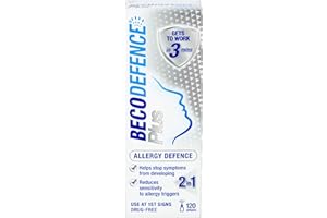 Becodefence, Plus Nasal Spray – Gets to Work in 3 Minutes NonDrowsy 120 Sprays, 20 ml