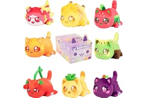 Aphmau 6" MeeMeows Mystery plush Fruit Collection 8 to collect Unboxing toy You Tube Toys Aphmau Channel