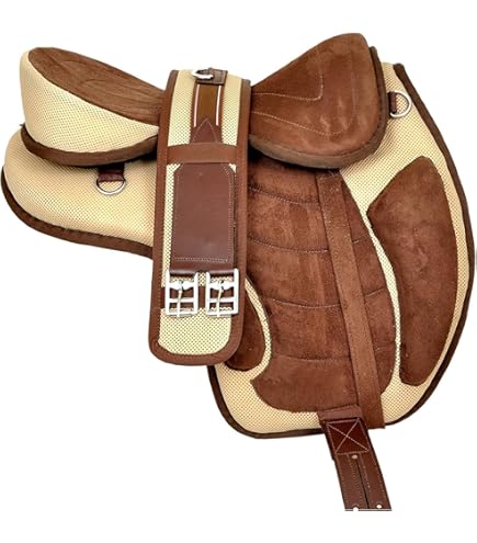 Selle Anglaise Synthétique Sans Arbre Freemax - Taille 14 à 18" - Plusieurs Couleurs