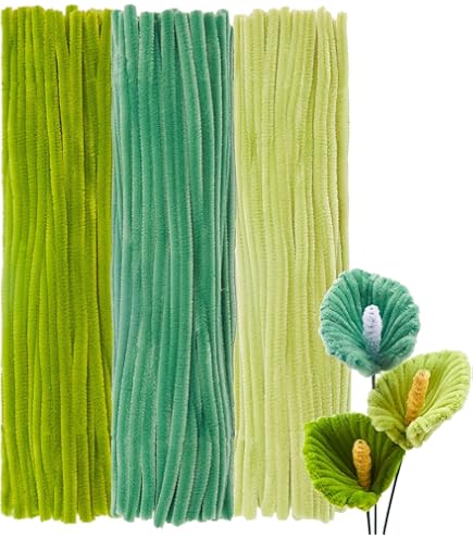 Limpiador De Pipas Alambre Para Flores 300 Piezas Limpiapipas De Flores, 4 Colores De Limpiapipas Manualidades, Para Manualidades, Para Ramos De Girasoles Limpia Pipas Limpiador De Pipas Amazon