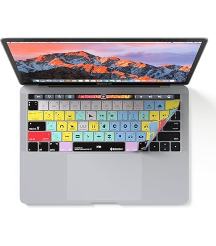 Adobe Premiere Keyboard Cover For MacBook Pro 14" & 16" (2021+ M Series Chips)