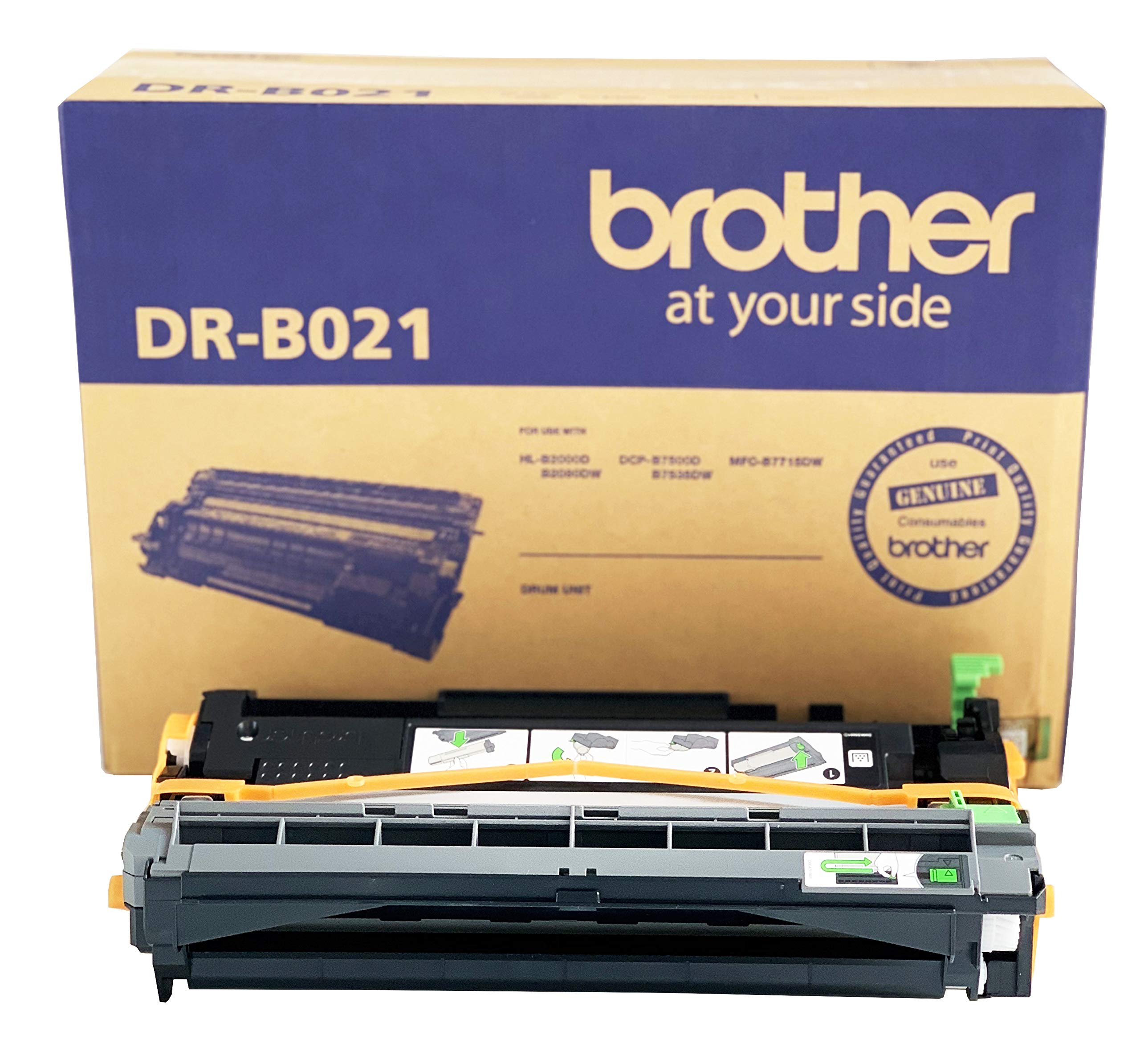 BROTHER DR-B021 Drum Cartridge, Gray, Standard