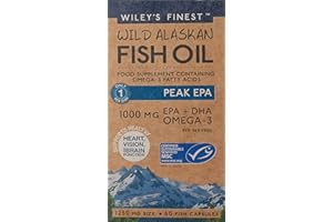 Wiley's Finest Peak EPA Fish Oil Capsules - 60 caps (Pack of 2)