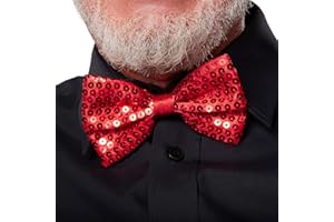 dressforfun 901019 Pailletten Fliege für Damen und Herren, Glitzer Schleife in Einheitsgröße, Bow Tie für Party Kostüm Fasching Karneval Zubehör Accessoire - diverse Farben -