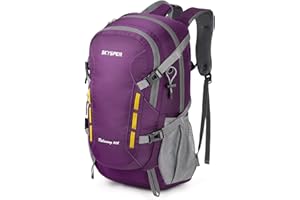 SKYSPER Sac à Dos de Randonnée 30L Homme Femme Sac à Dos Voyage Imperméable Résistant aux Déchirures Sac à Dos Trekking pour Alpinisme Sports Camping