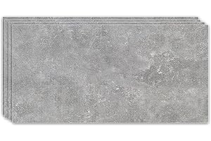 IZODEKOR Revestimiento de pared efecto mármol - 4x paneles - Alternativa a baldosas/azulejos, panel ducha, panel para pared cocina | Moon Walk