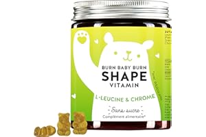 Pour le métabolisme et la combustion des graisses - aide à la perte de poids - avec du chrome, de la biotine, du zinc, de la L-leucine et des extraits de feuilles de thé vert - Bears with Benefits