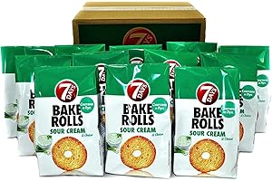 PROPARTS 7 days Bake Rolls. Bake Rolls Brotchips. Bake rolls 7 days. Knäckebrot. Chips 7 days (12x80g Pack) (Sour Cream)