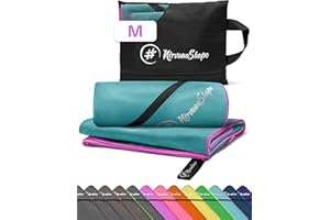 NirvanaShape Microfibra - Toalla de Viaje, para Playa y Fitness, M 120 x 60 cm